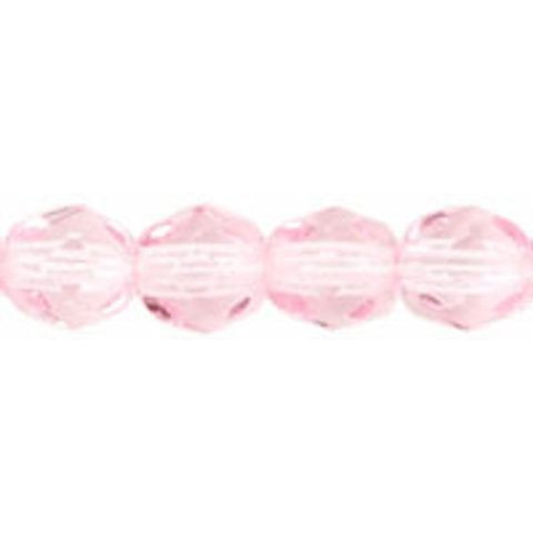 Czech Glass FIREPOLISH Beads 4mm PINK